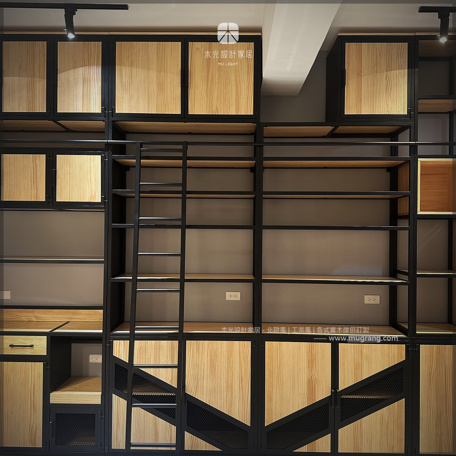 LOFT經典復古木門收納櫃架可訂製