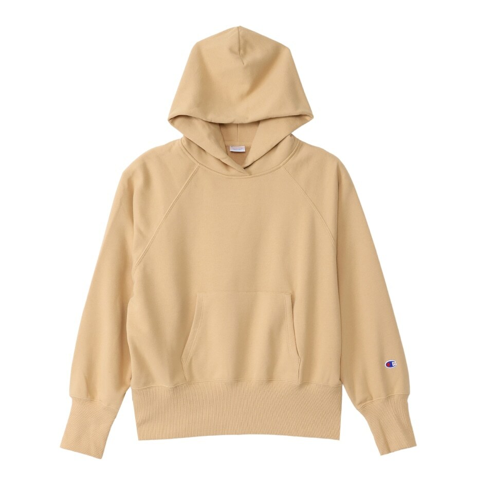 女款-CASUAL經典loose-fit連帽衛衣-卡其（CW-Y104-780）