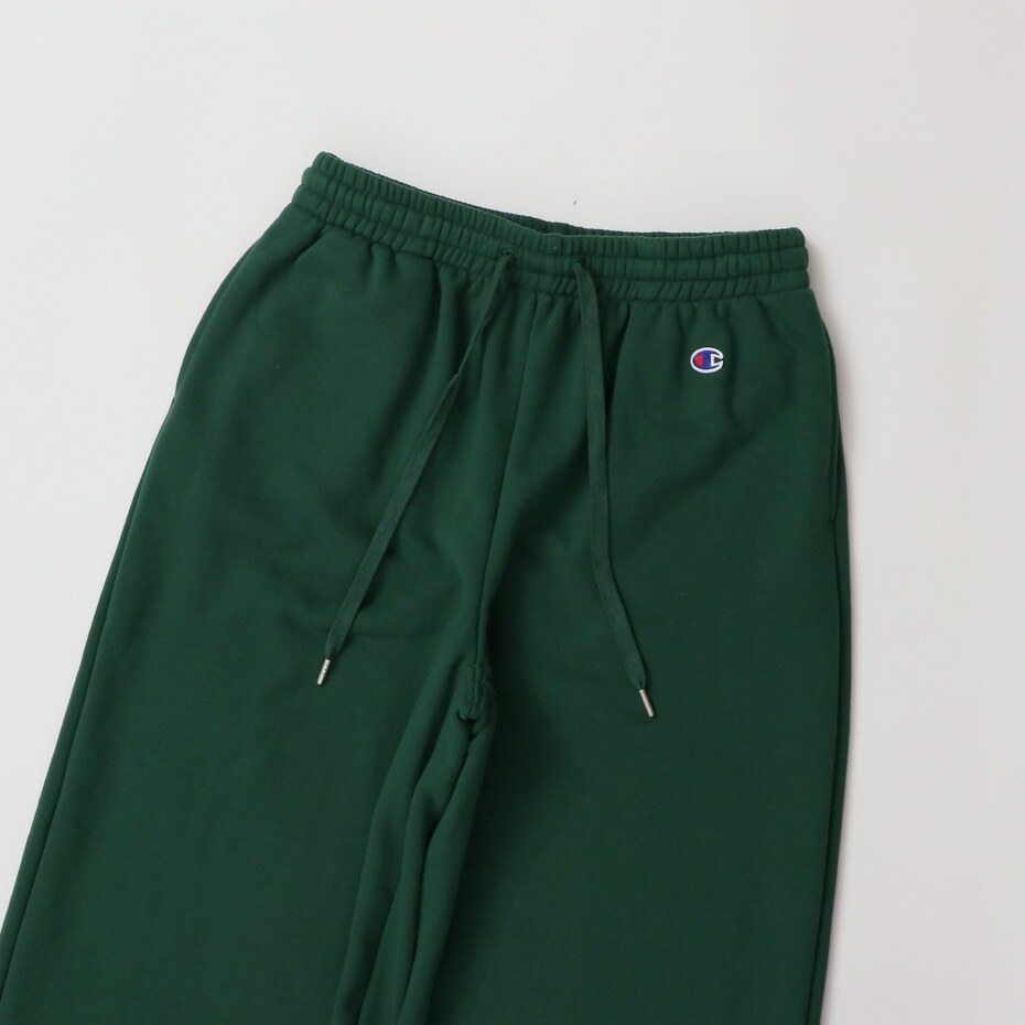 女款-CASUAL垂墜感落地刷毛棉長褲-深綠（ CW-Y207-605）