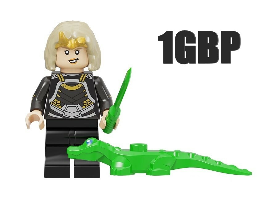1GBP Special Offer: Lady Loki Marvel Custom Minifigures Minifigs Fit Lego PG1199