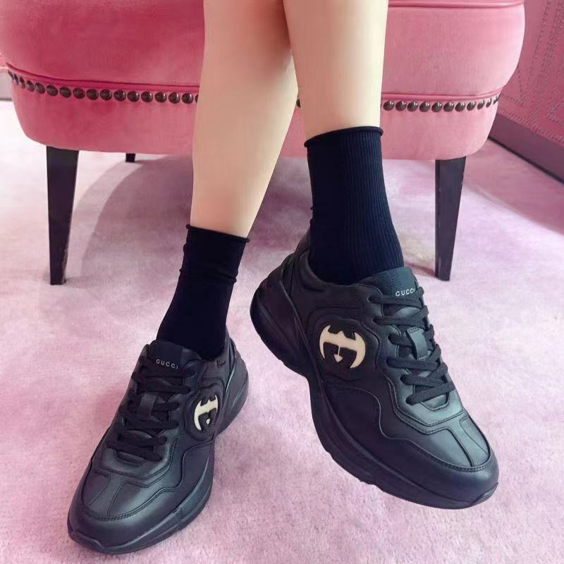 Gucci 新款黑色老爹鞋 757887 UPG70  1057 -T