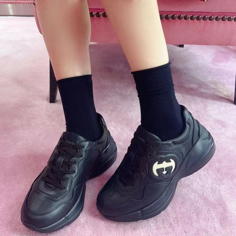 Gucci 新款黑色老爹鞋 757887 UPG70  1057 -T