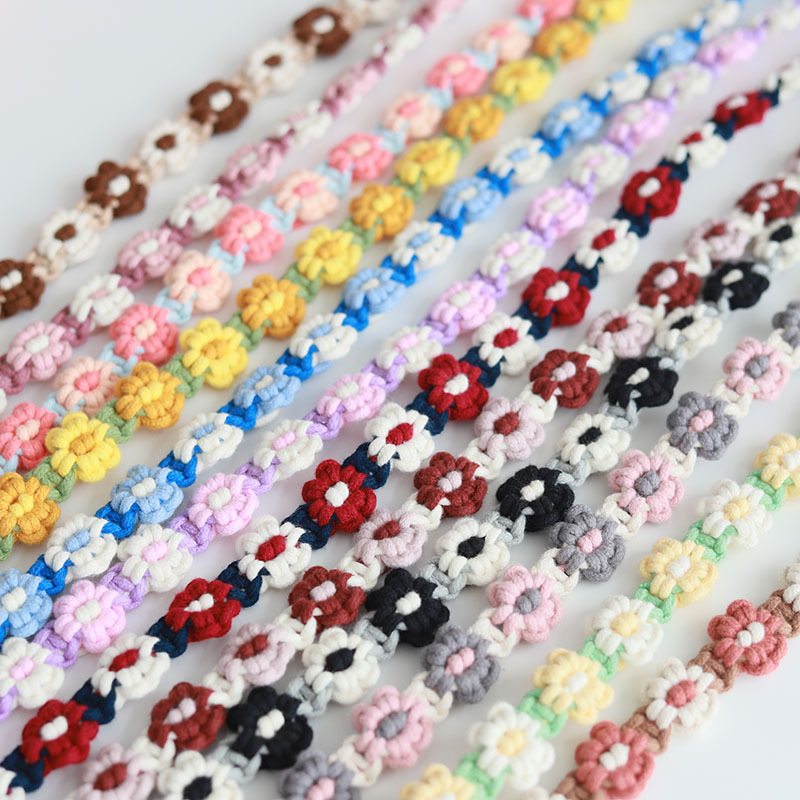 《3001》編織小花可調節手機掛繩(送墊片)