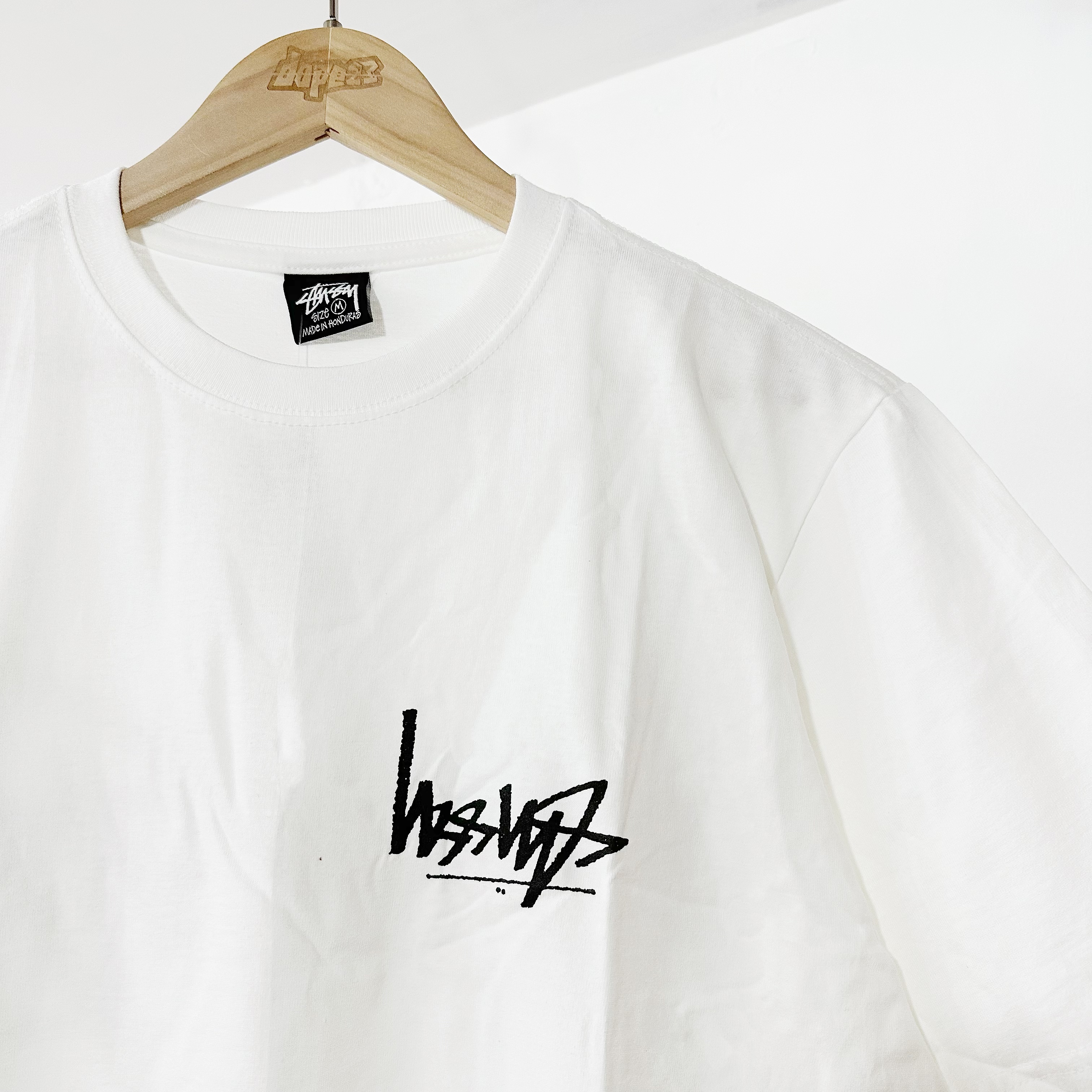 Stüssy - FLIPPED TEE - WHITE 反轉LOGO