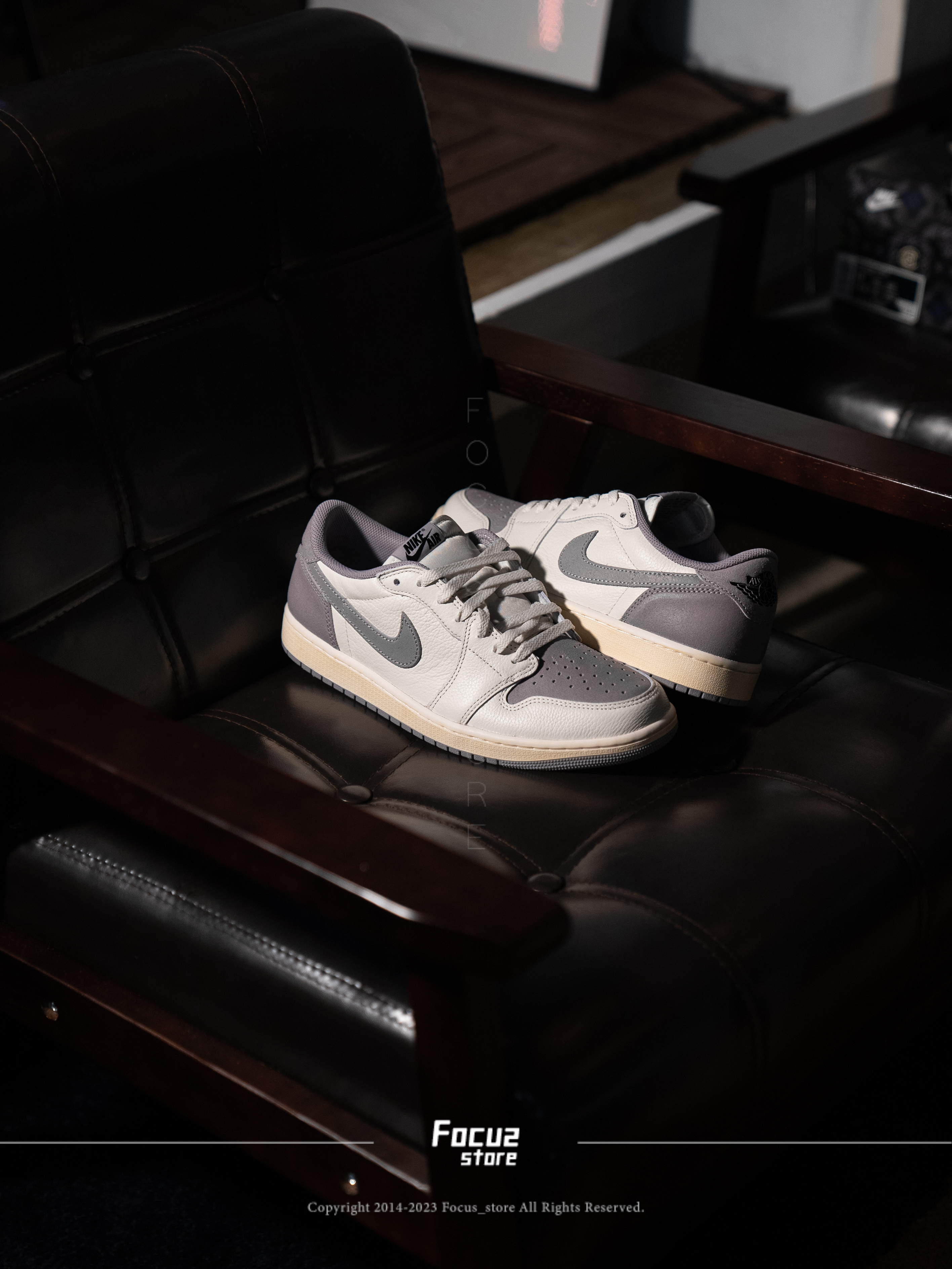 【Focus Store】現貨秒發 Nike Air Jordan 1 Retro Low OG "Atmosphere Grey" 灰白 CZ0790-101