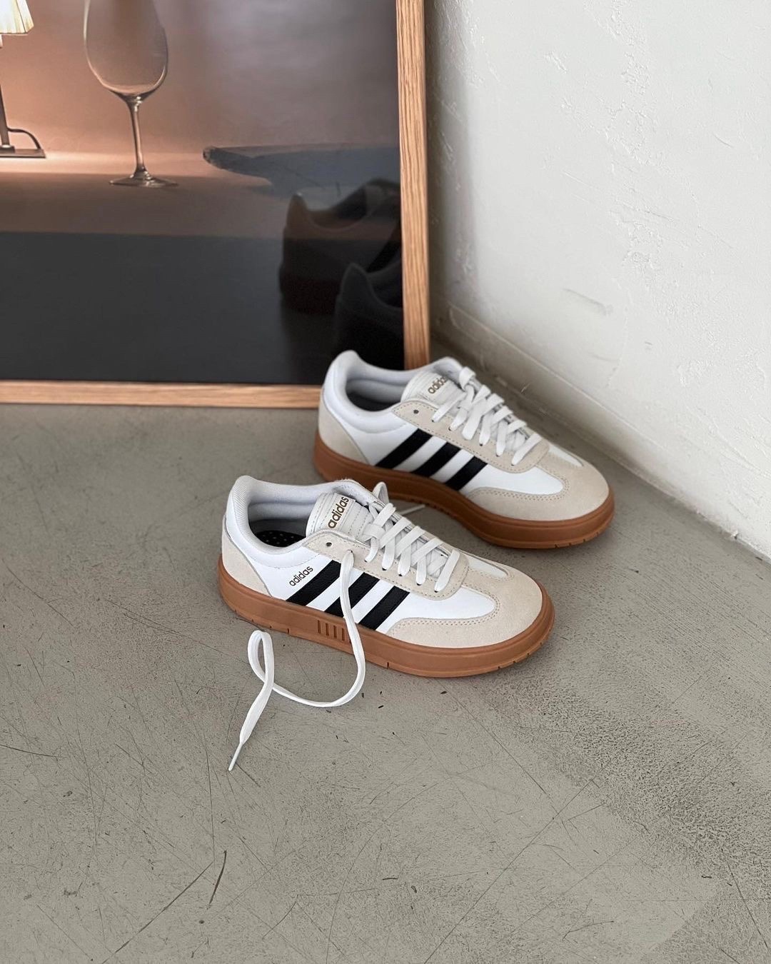 Adidas Neo Gradas 燕麥奶茶 焦糖牛奶 黑線 焦糖底 復古 厚底 德訓鞋 FW3378