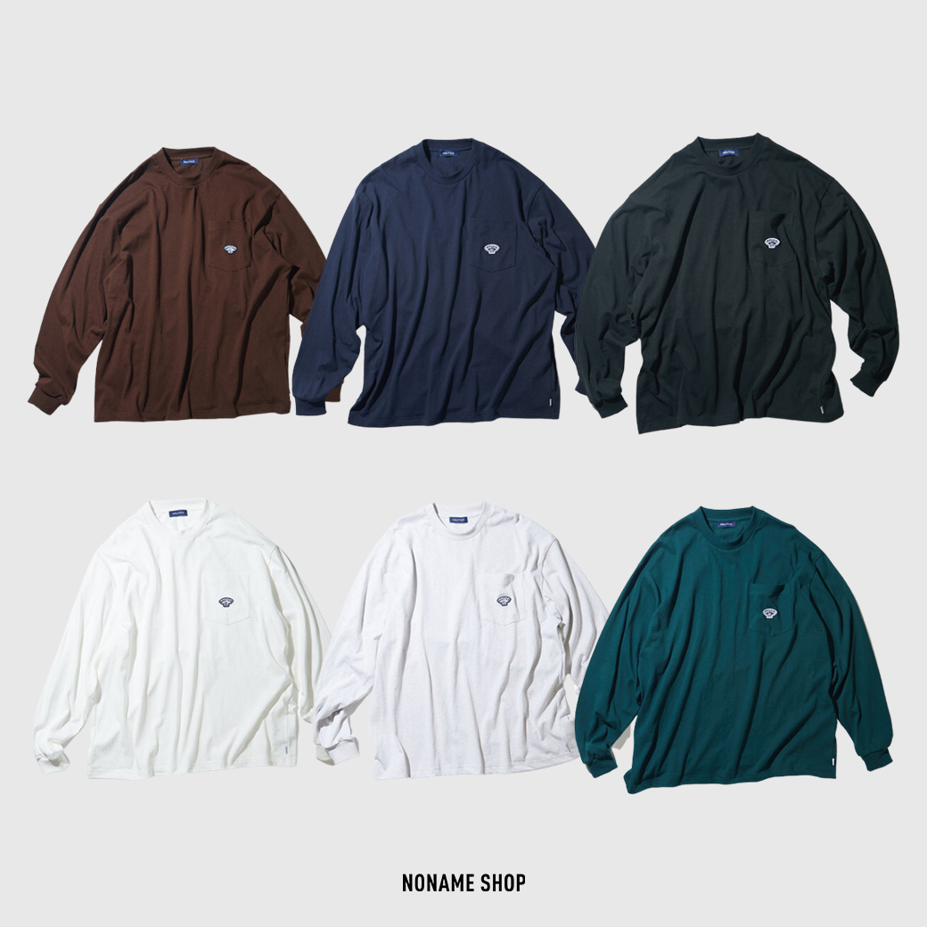 NAUTICA SMALL PATCH LOGO POCKET 小LOGO 長袖 六色 (男款)