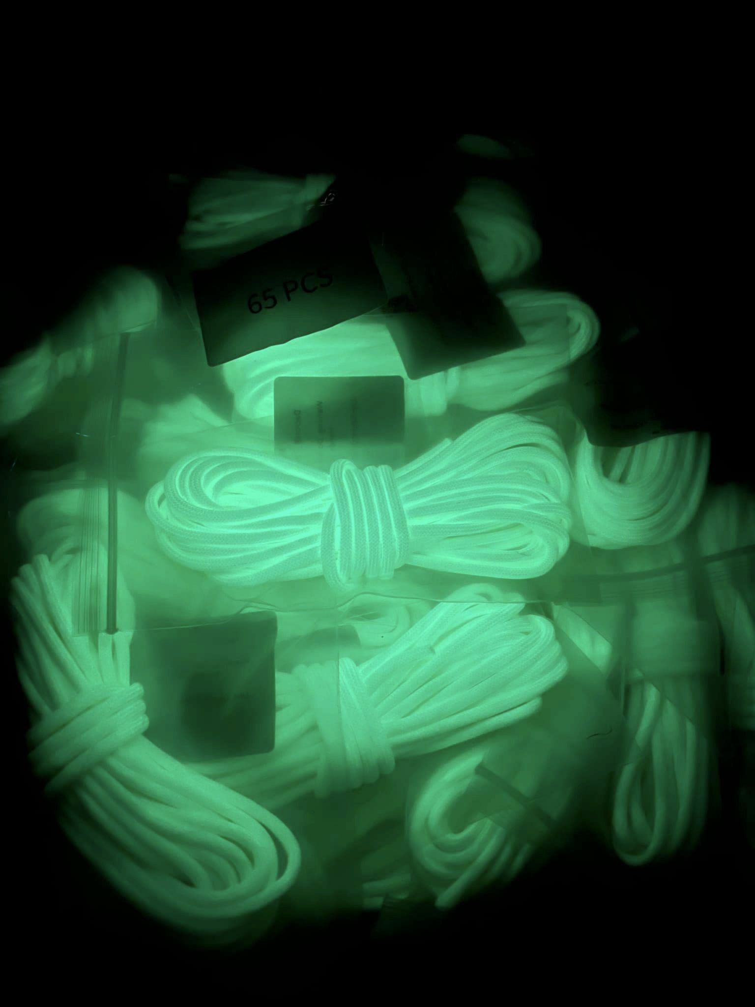 CountyComm GITD 發光 DACRON® - 15 英尺/155 磅測試 - 應急包！