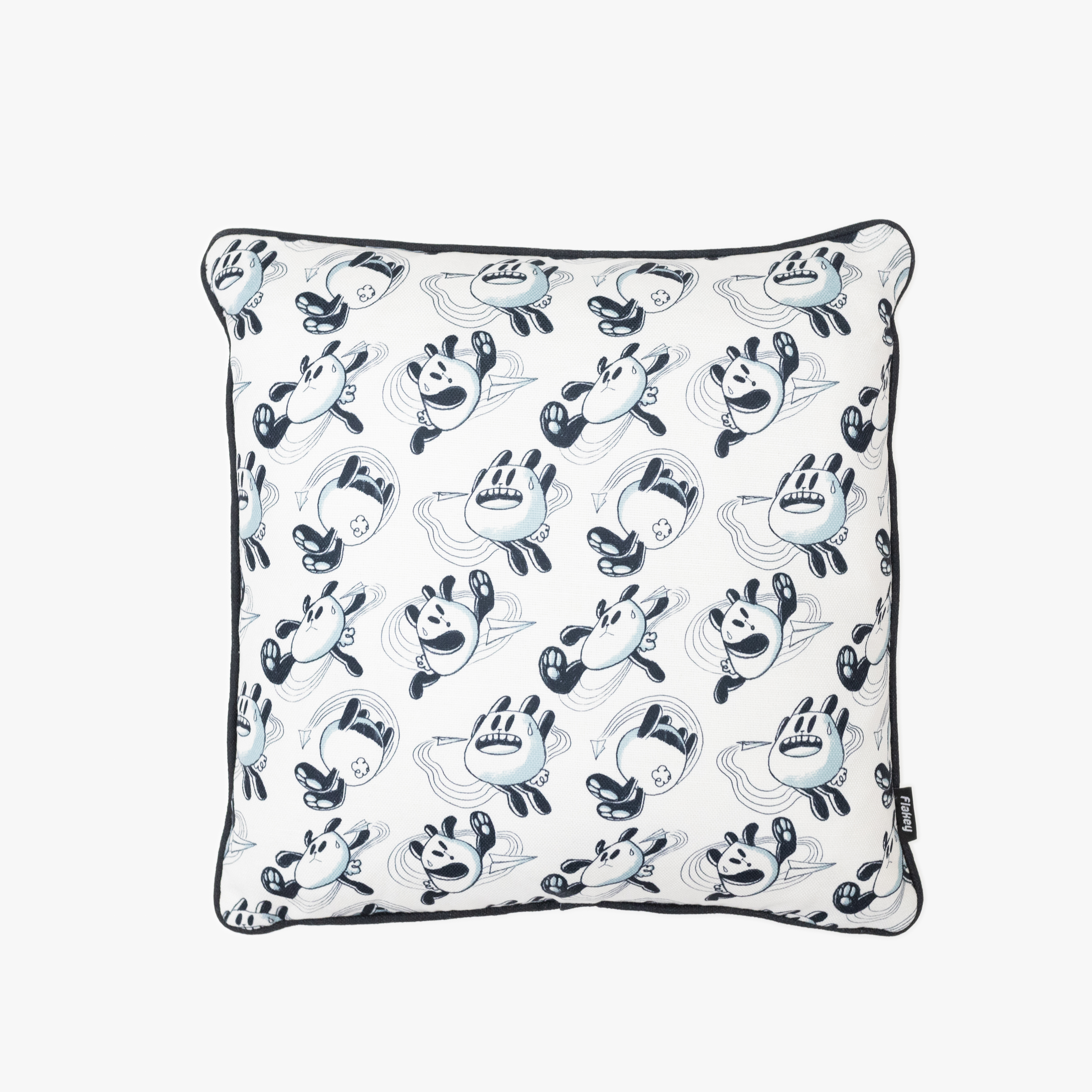 白色肥嘢放飛機Monogram「咕𠱸軟綿綿邊有上下弦」用一陣咕𠱸