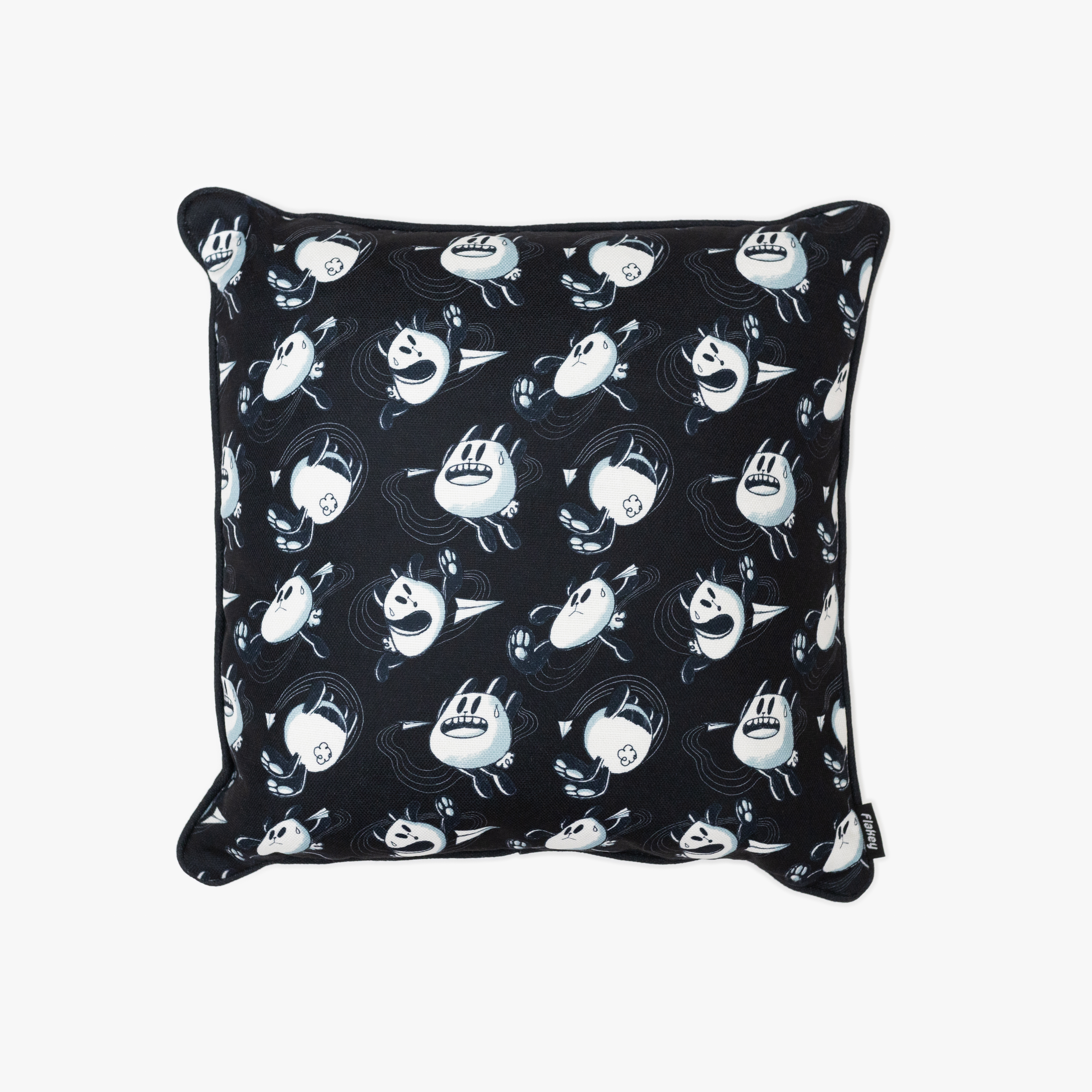 黑色肥嘢放飛機Monogram「咕𠱸軟綿綿邊有上下弦」用一陣咕𠱸