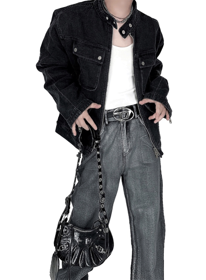 工裝騎士牛仔夾克