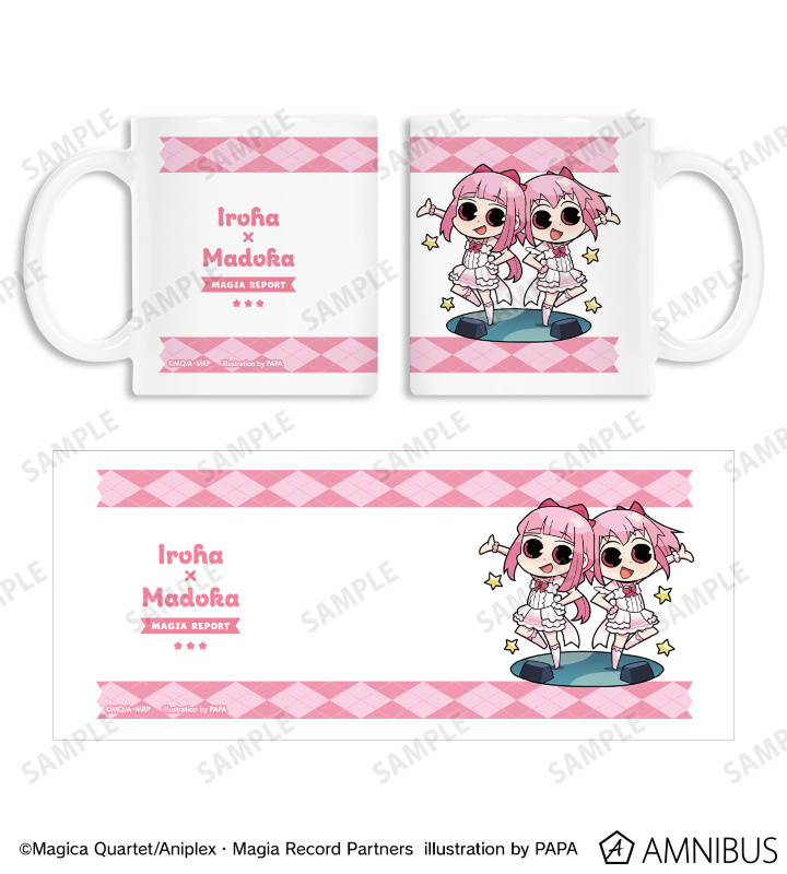 預訂 2024/1月 マギアレコード 魔法少女まどか☆マギカ外伝 レポート いろはちゃん＆まどか先輩 マグカップ