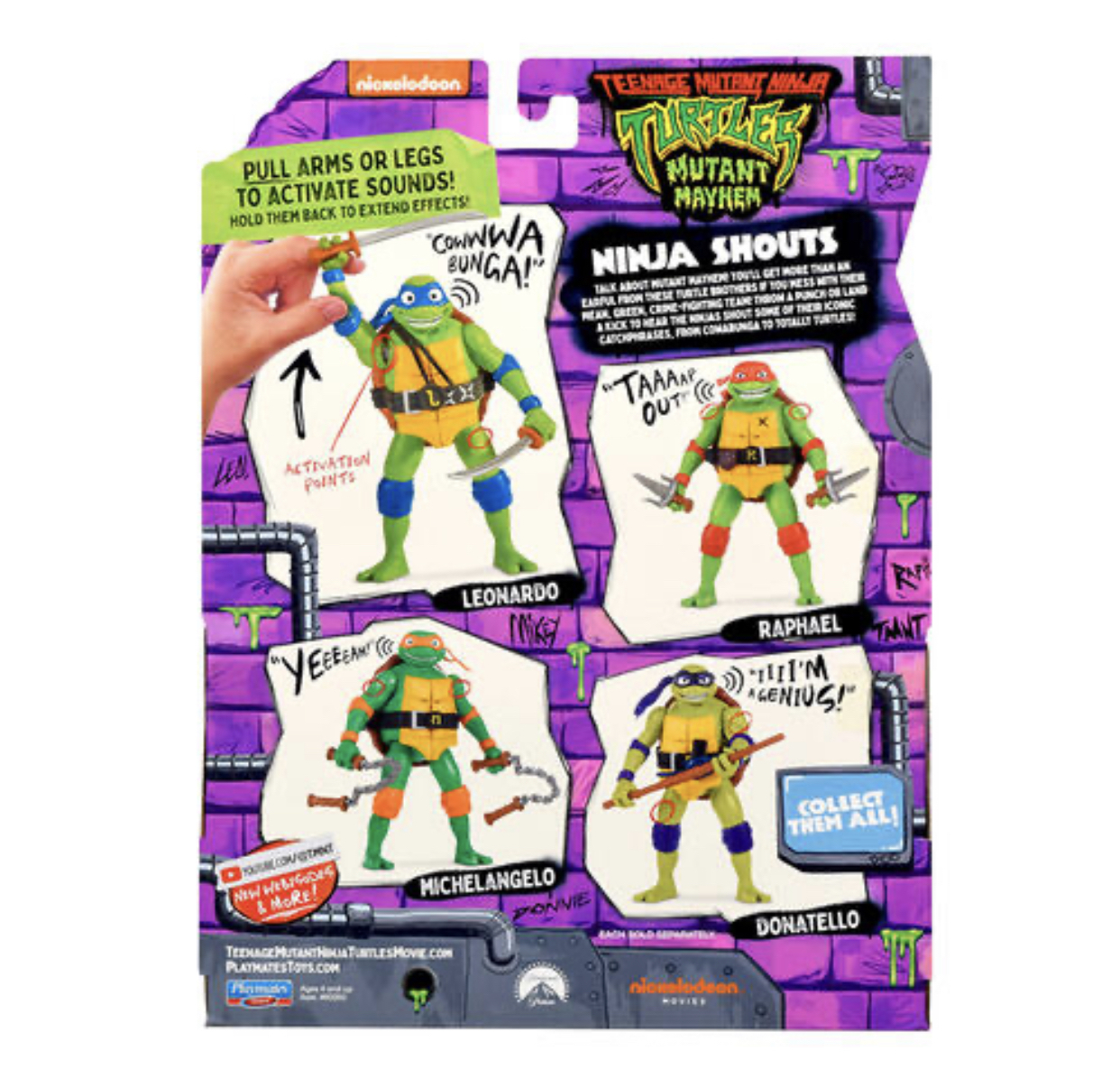 Teenage Mutant Ninja Turtles 忍者龜 變異危機 豪華版公仔單件裝 -  米開朗基羅 (柳丁花) 橙色
