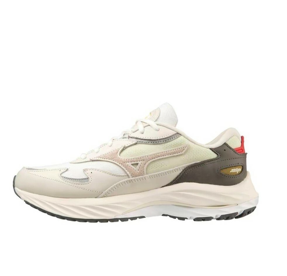 美津濃 MIZUNO SPORTS STYLE WAVE RIDER β 杏仁白 全尺段休閒鞋 SEP