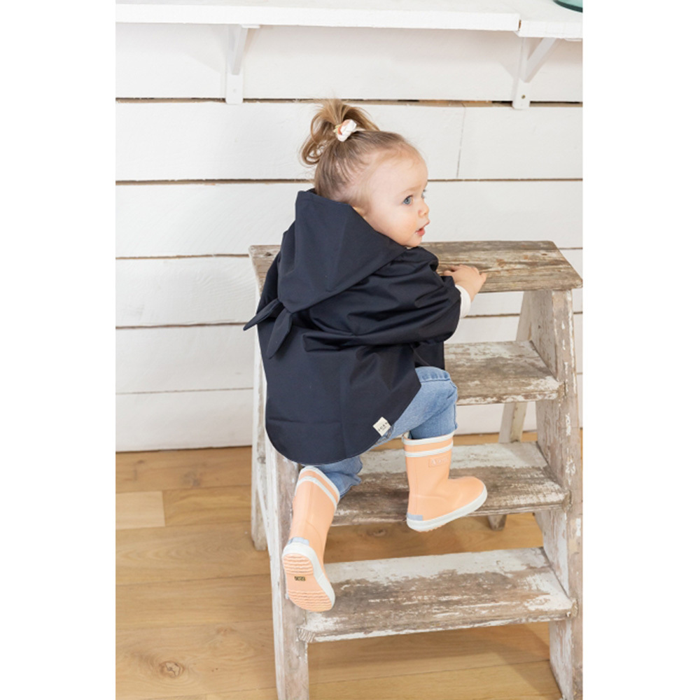 法國JOEY 斗篷式雨衣風衣-Navy Blue(9-24M)