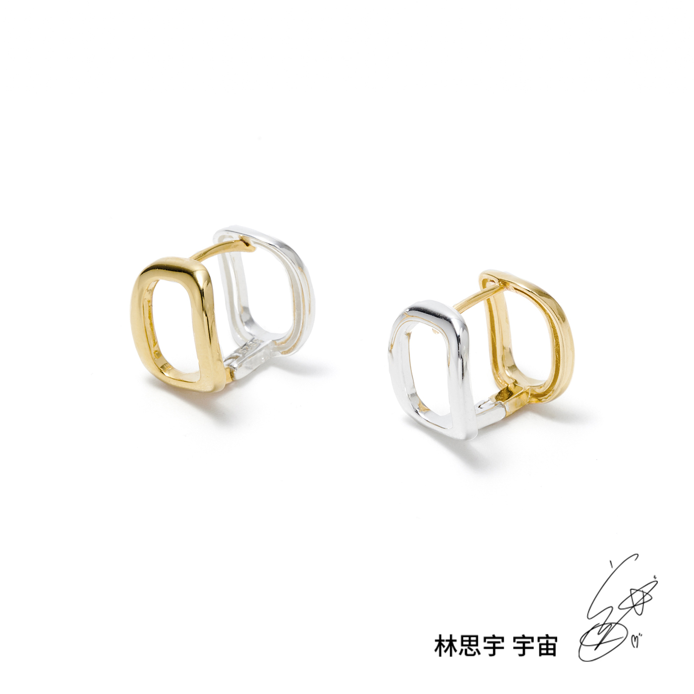 平價飾品,純銀,林思宇,宇宙,耳環