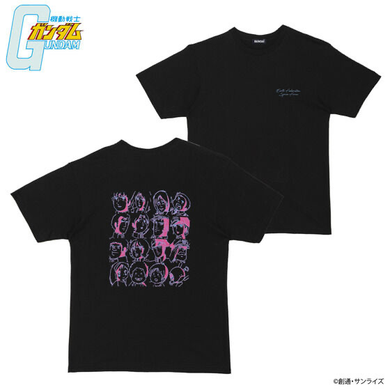Pbandai 預訂2023/11月 機動戦士ガンダム　地球連邦軍フェイスデザイン　半袖Tシャツ