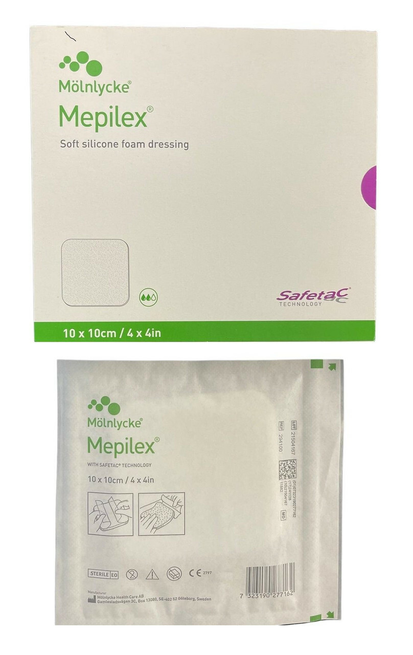 Molnlycke Mepilex®  吸收泡沫敷料貼 10Cm X 10Cm - 294100 (一片裝)