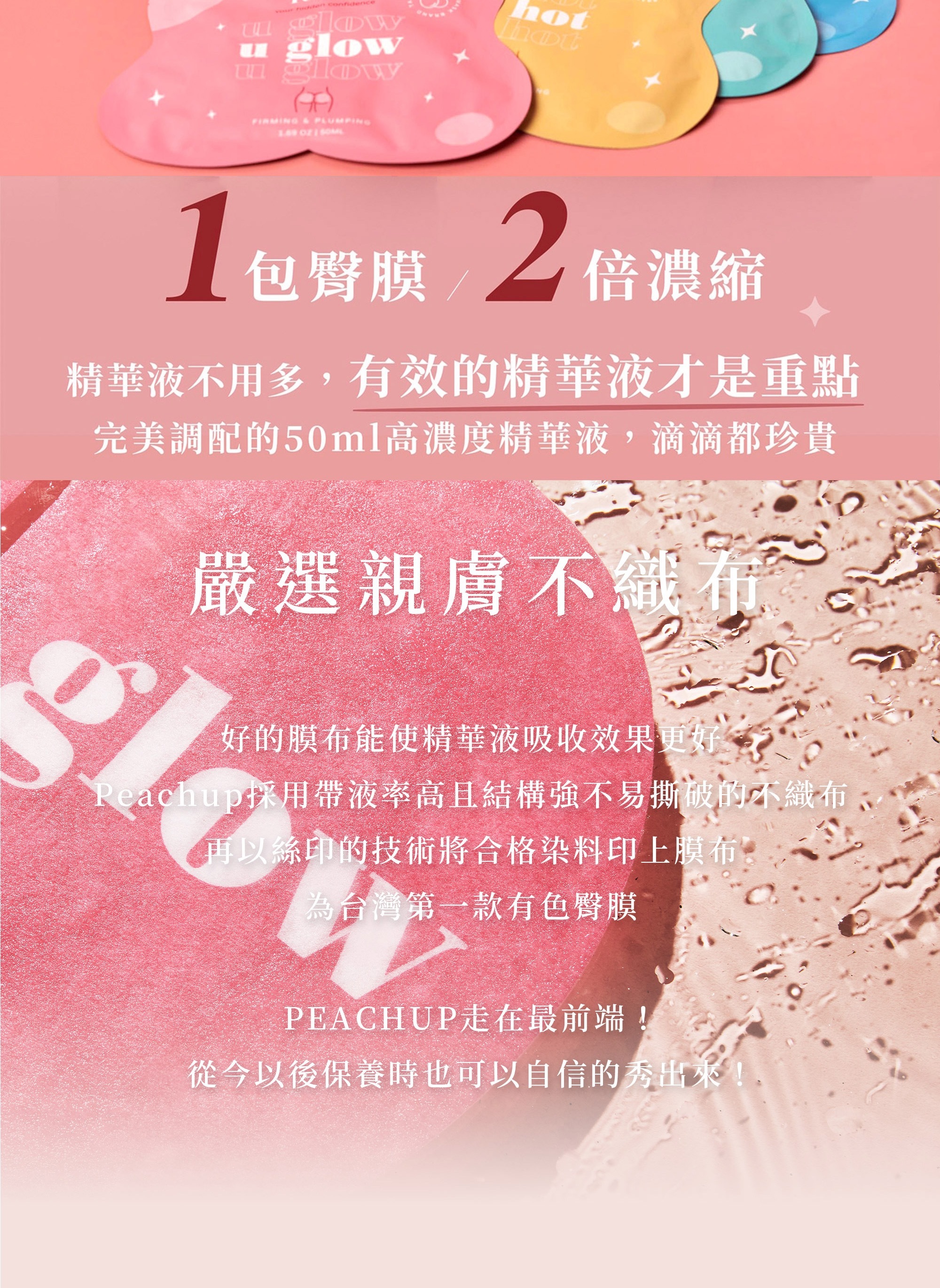 Peachup,臀膜,屁股長痘痘,私密處保養,屁股暗沈