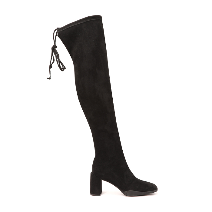 Elastic Thigh-High  Boots