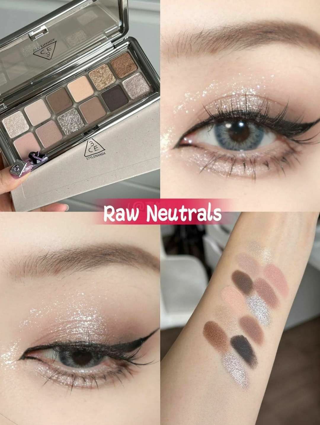 3CE NEW TAKE系列12色眼影盤