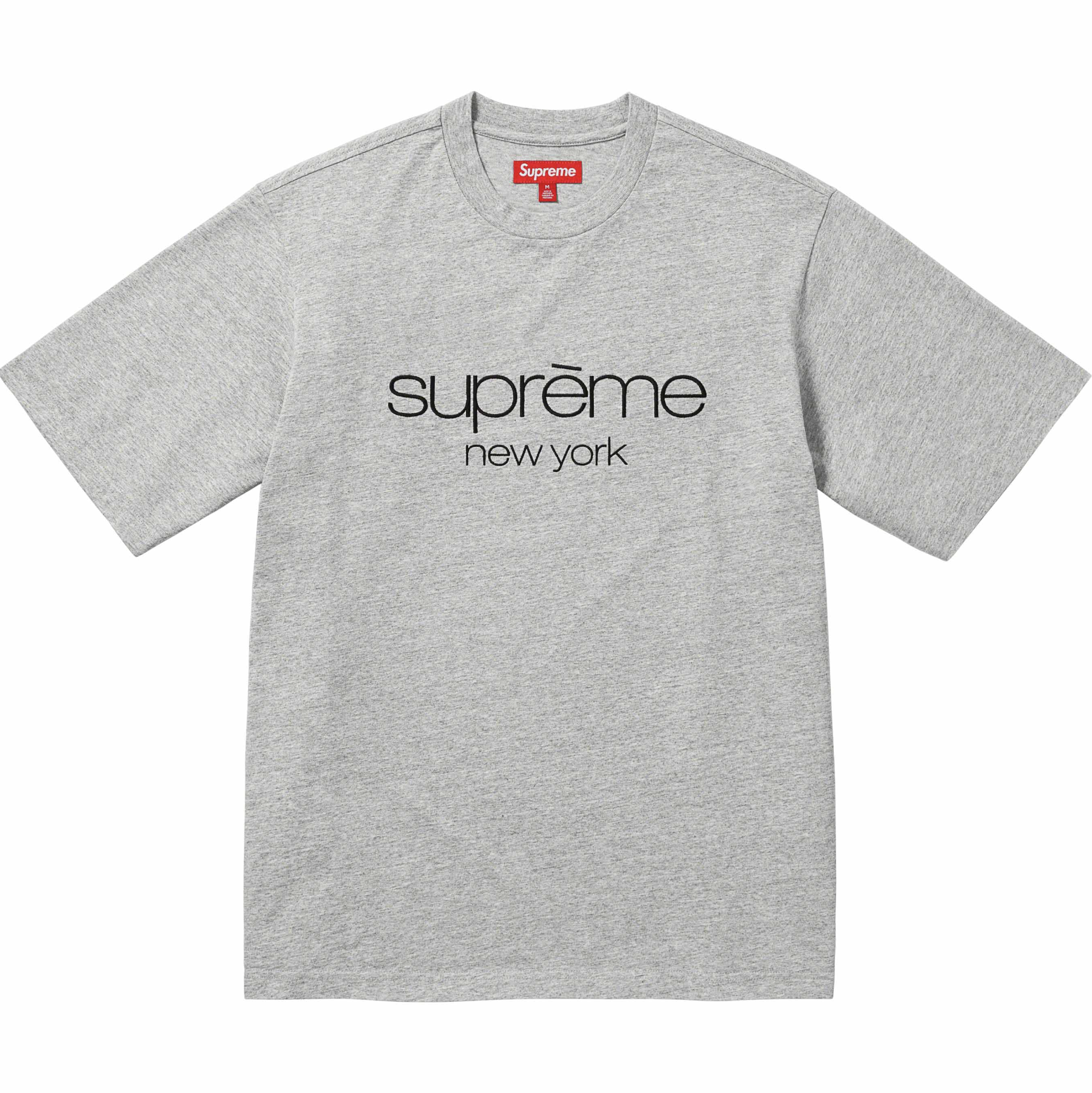 [現貨] Supreme FW23 CLASSIC LOGO S/S TOP 'GREY'