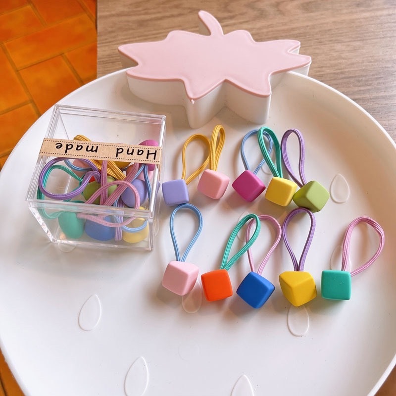 糖果色多款髮圈
