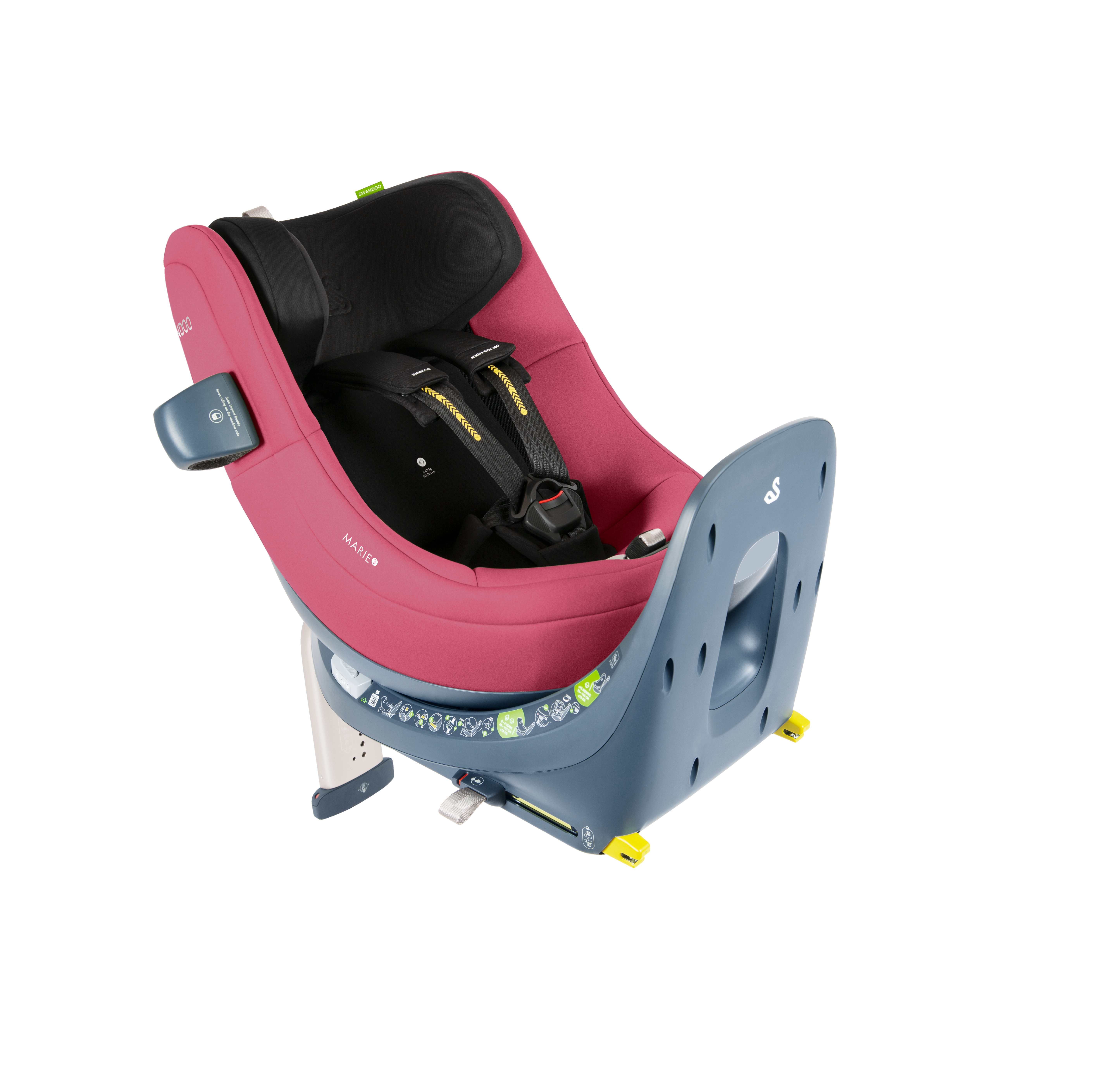 Swandoo - Marie3 i-Size 360°旋轉安全座椅 (水果紅)