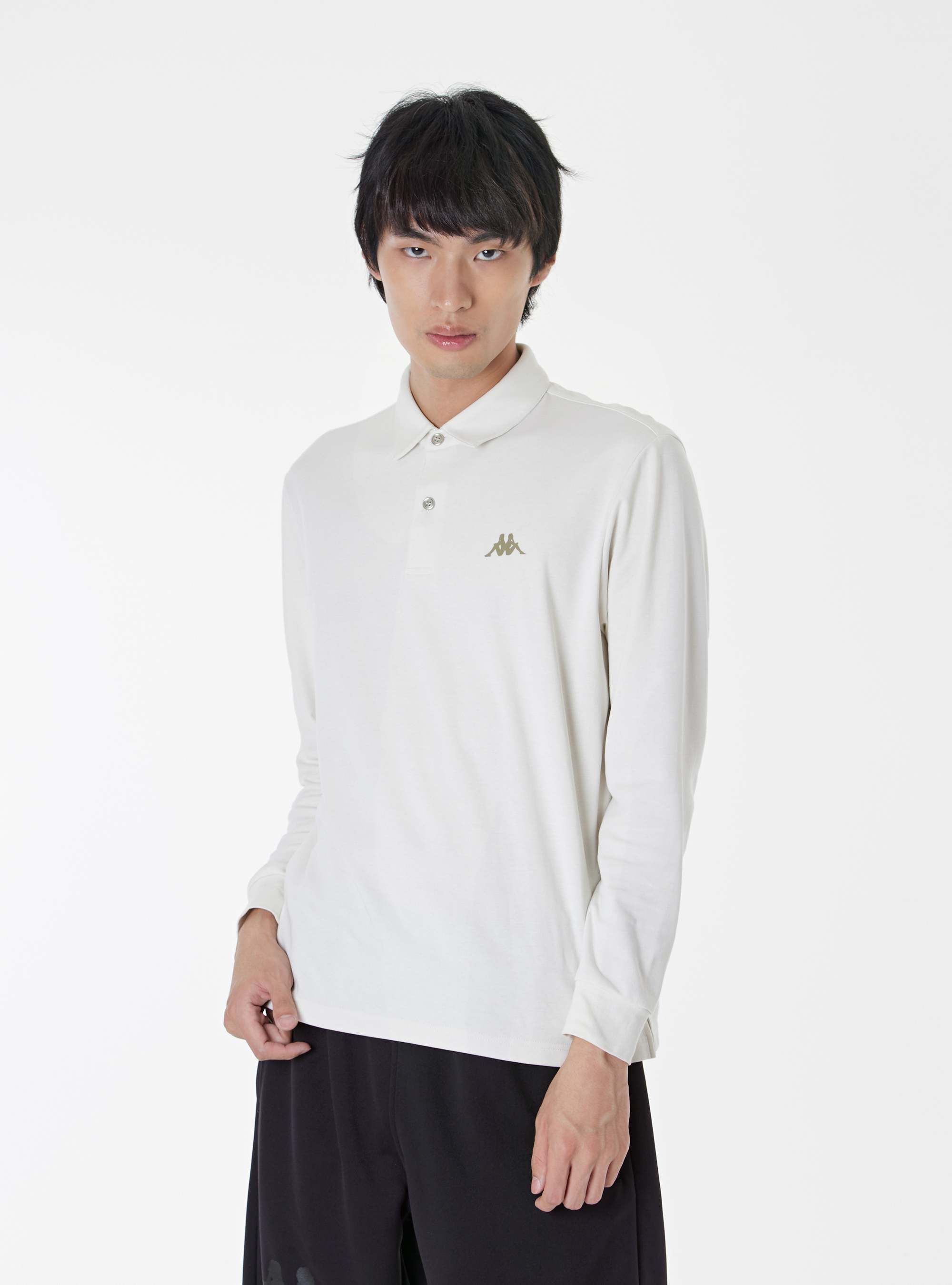 男女適穿 休閒涼感長袖POLO衫