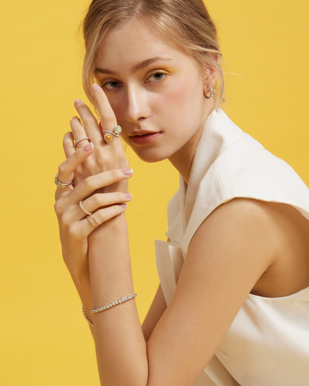 KALEIDOSCOPE - 水火宇宙 歐珀戒指