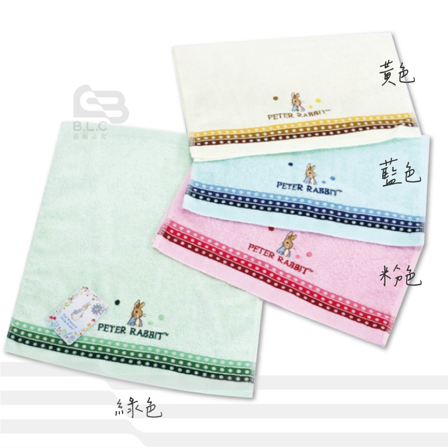 彼得兔精繡歐風方巾1652