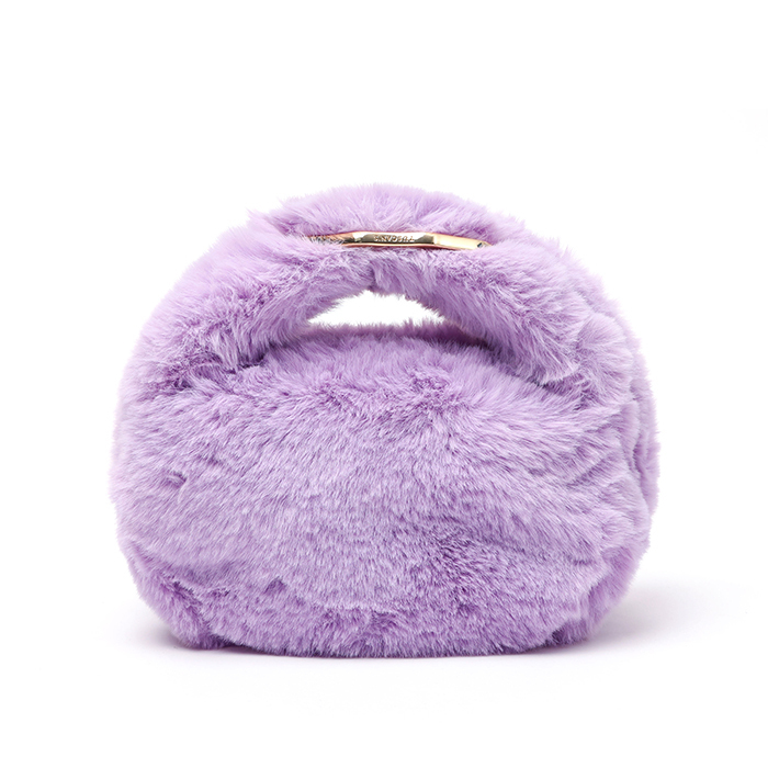 Snowy Faux Fur Handbag