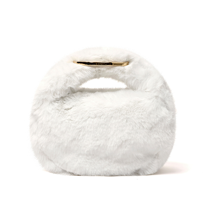 Snowy Faux Fur Handbag