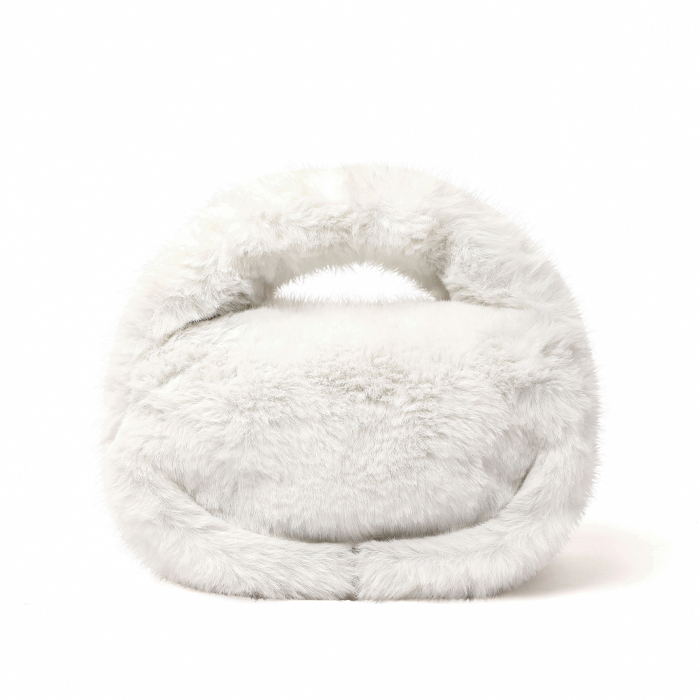 Snowy Faux Fur Handbag