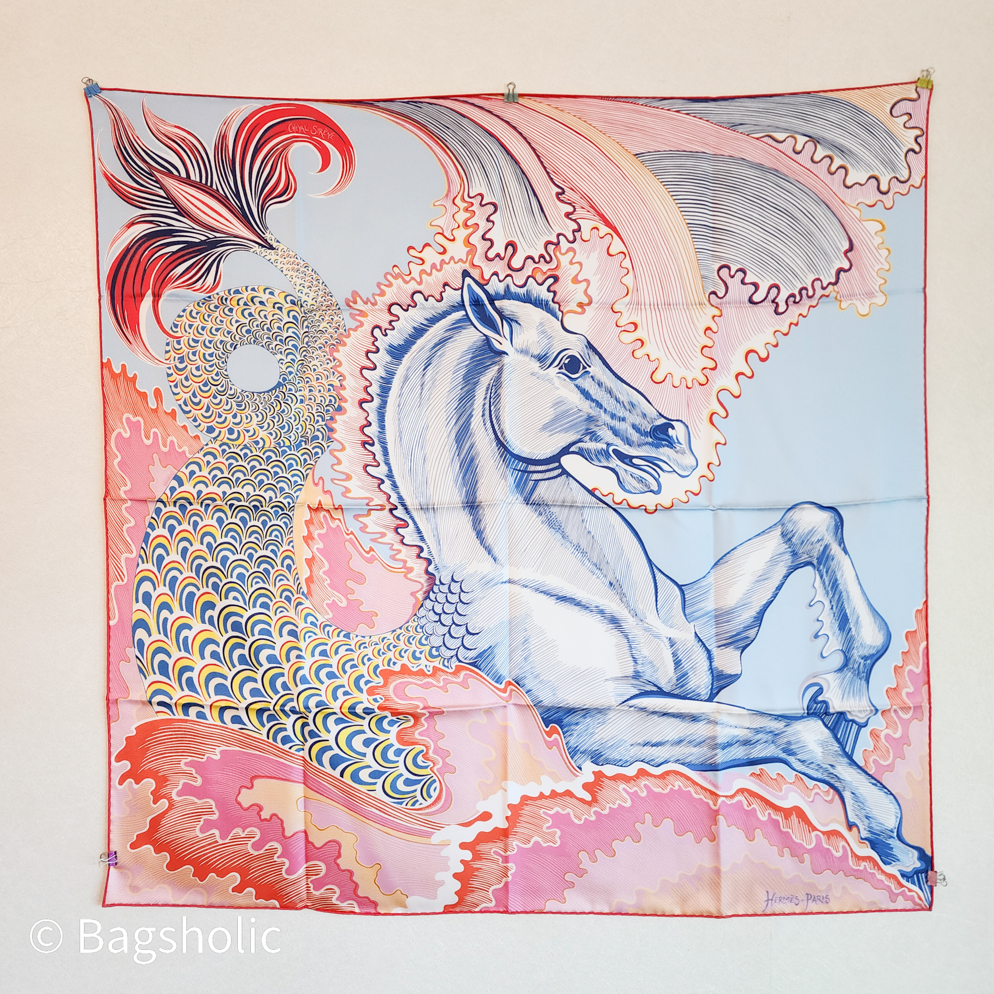 Hermes Silk Scarf 90 Double Face
