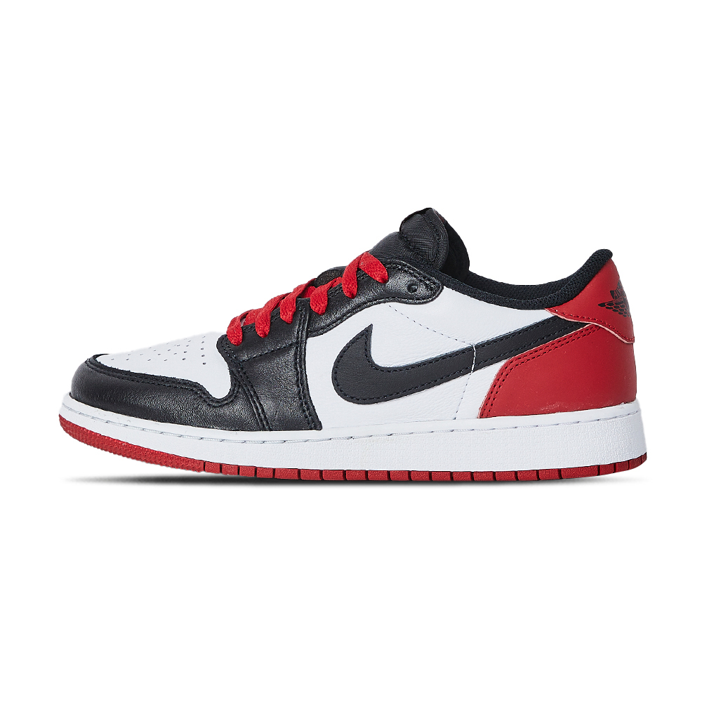 Nike Air Jordan 1 Low OG 大童黑紅黑腳趾芝加哥喬丹休閒鞋CZ0858...