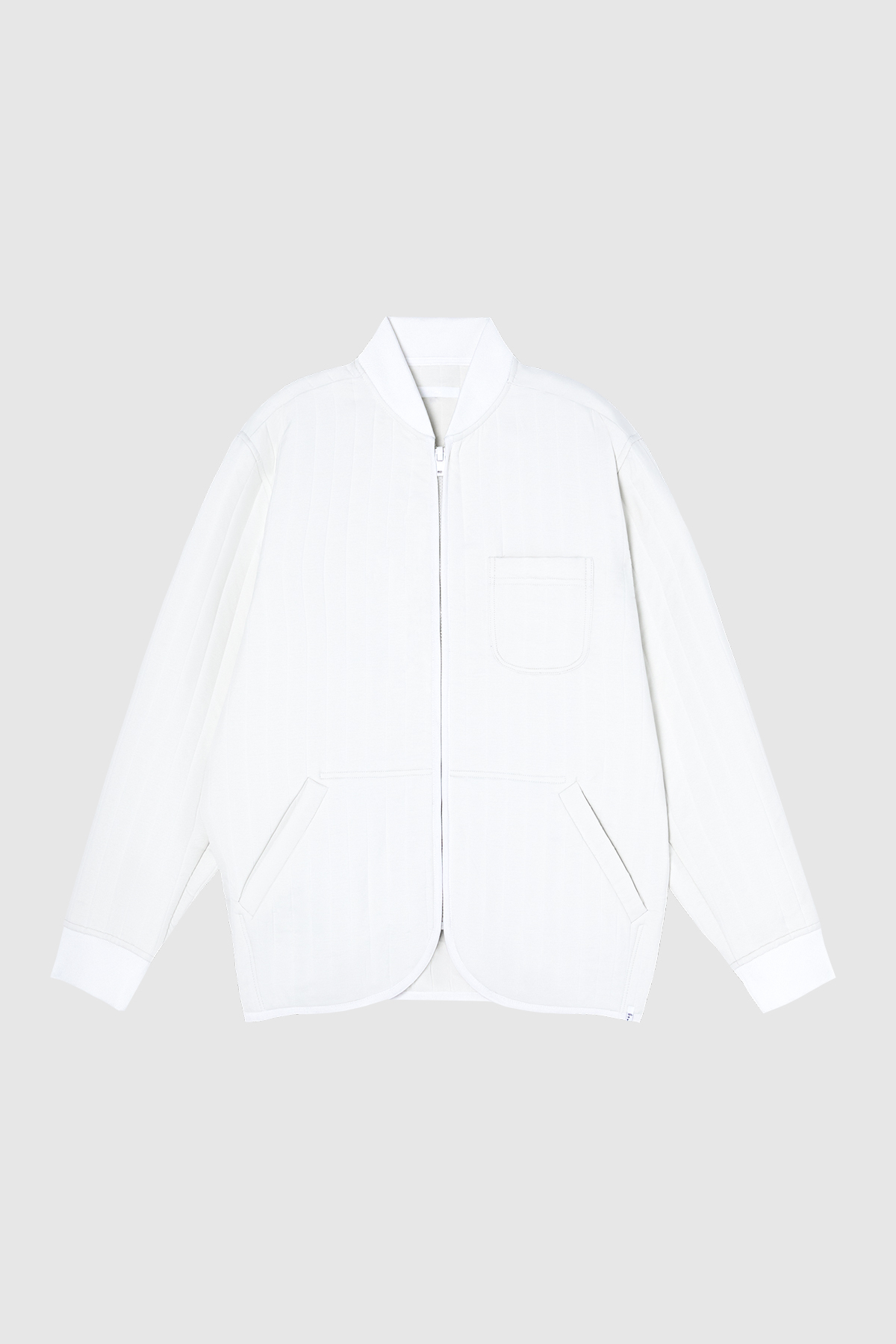 LINER 拉鍊式外套 UNISEX（香草白）