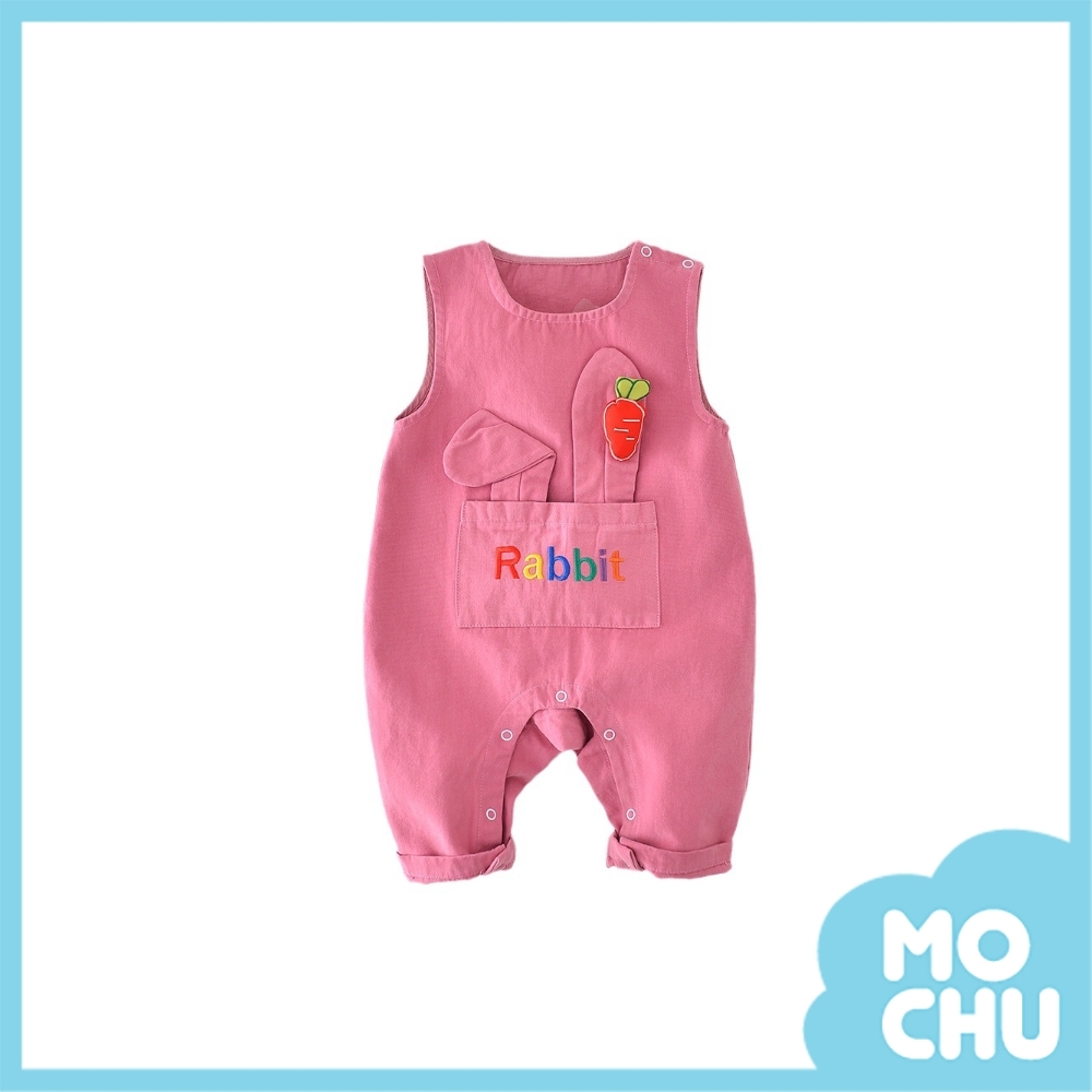 長耳兔紅蘿蔔無袖連身衣
