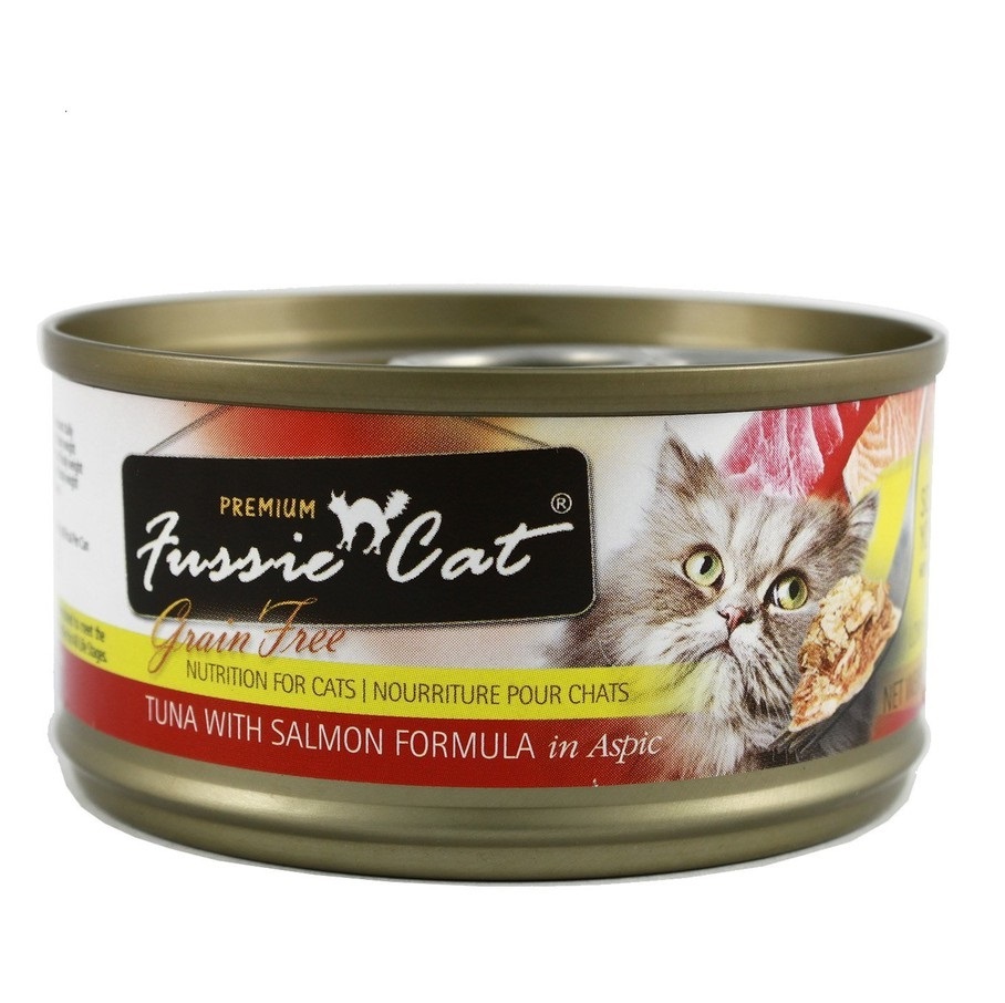 Fussie Cat Premium Wet Food Series - Tuna With Salmon In Aspic 80g