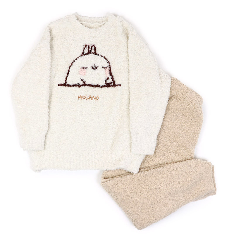 MOLANG萌浪兔 長袖居家服 兩件式 F size