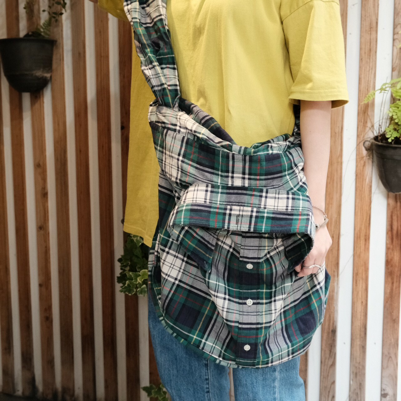 SEVEN BY SEVEN - REWORK SHIRT BAG / 3COLORS