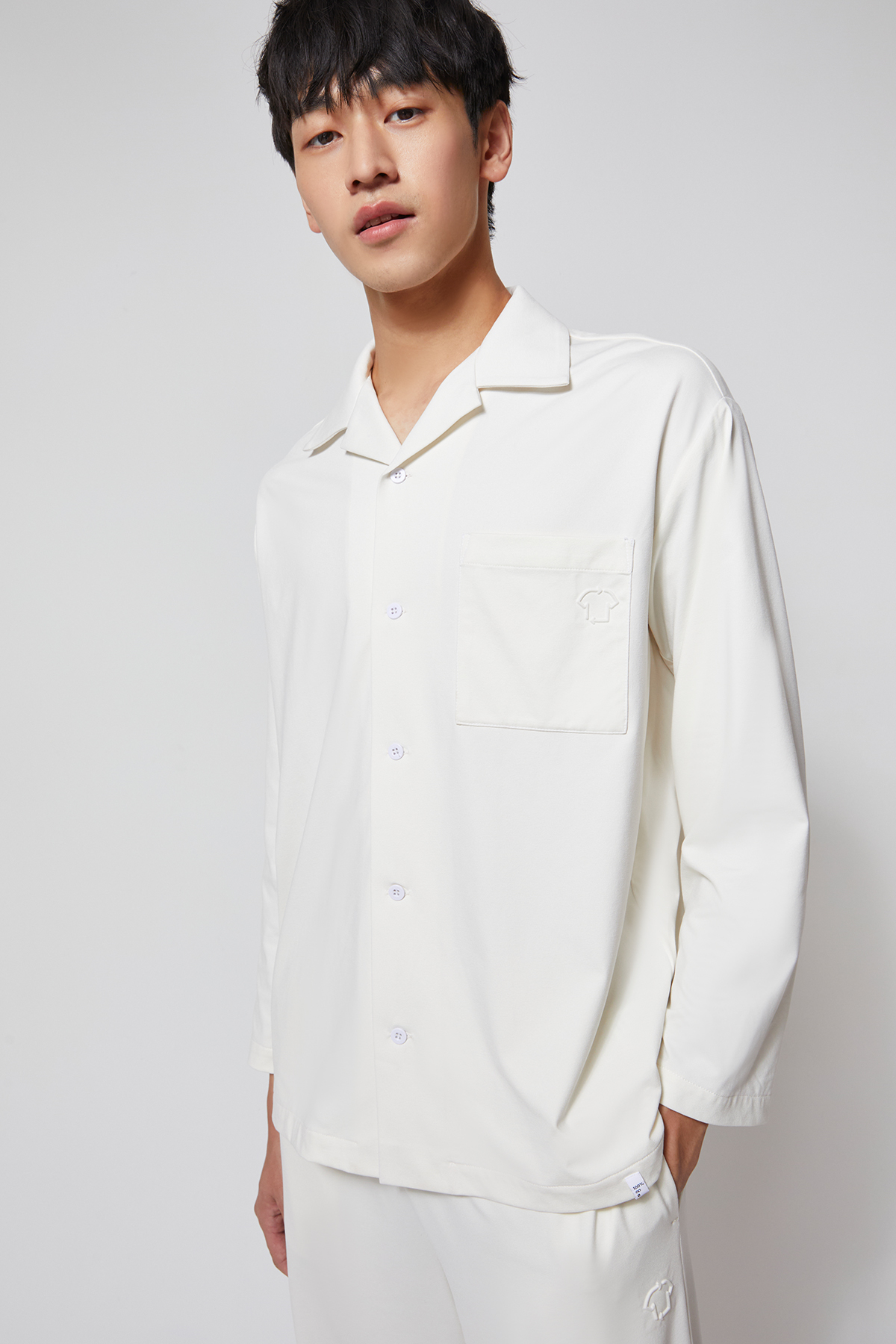 REST 抗靜電襯衫 UNISEX（香草白）