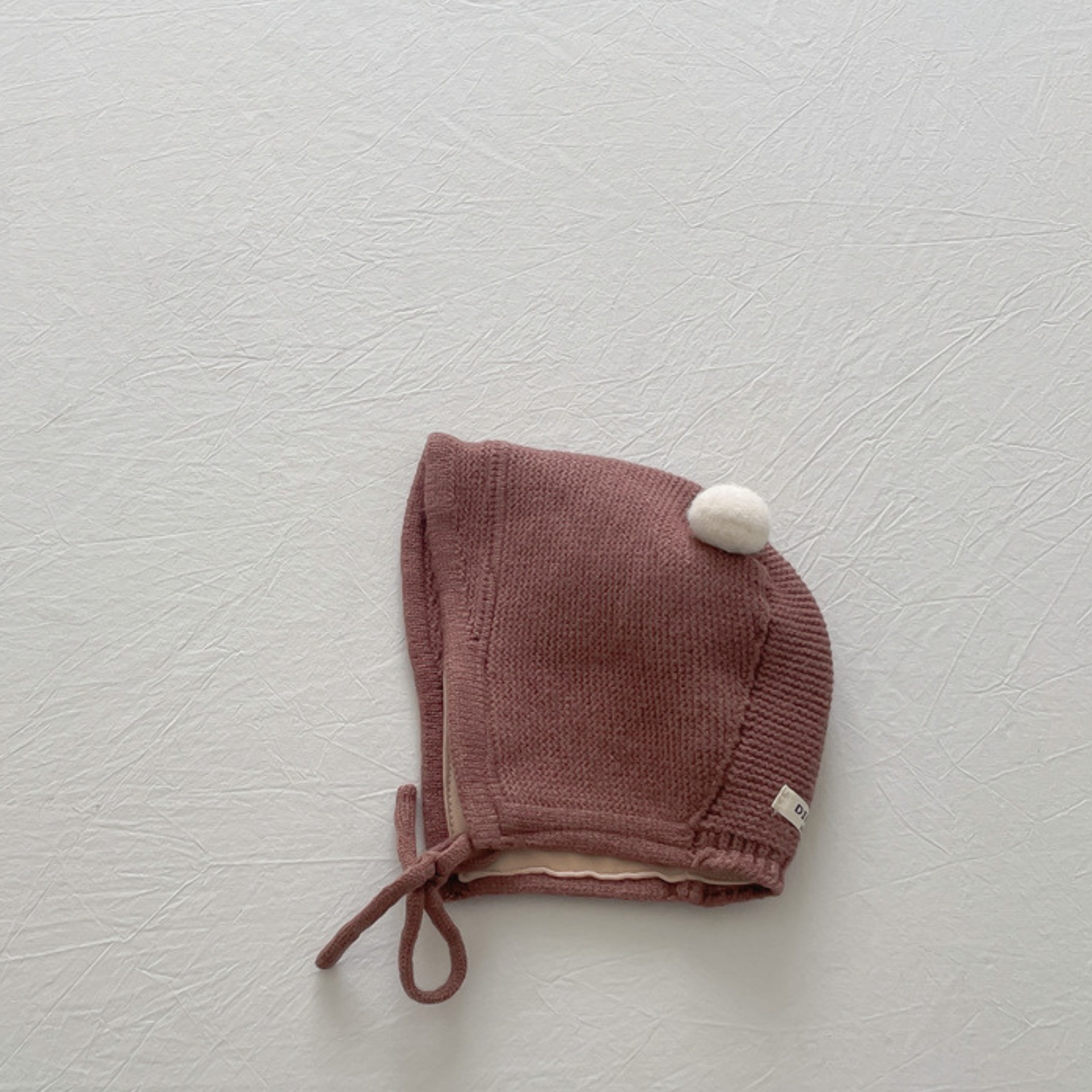 【現貨】HA637寶寶護耳球球針織帽