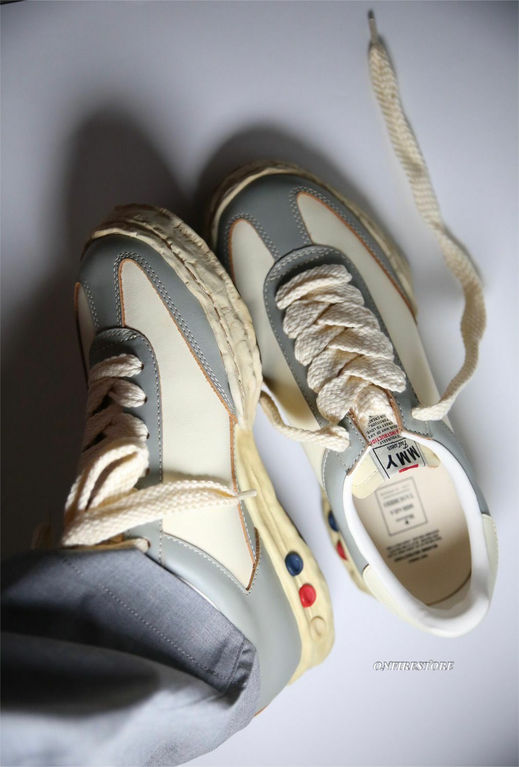 {現貨}MMY MAISON MIHARA YASUHIRO HERBIE OG Sole VC Leather Low