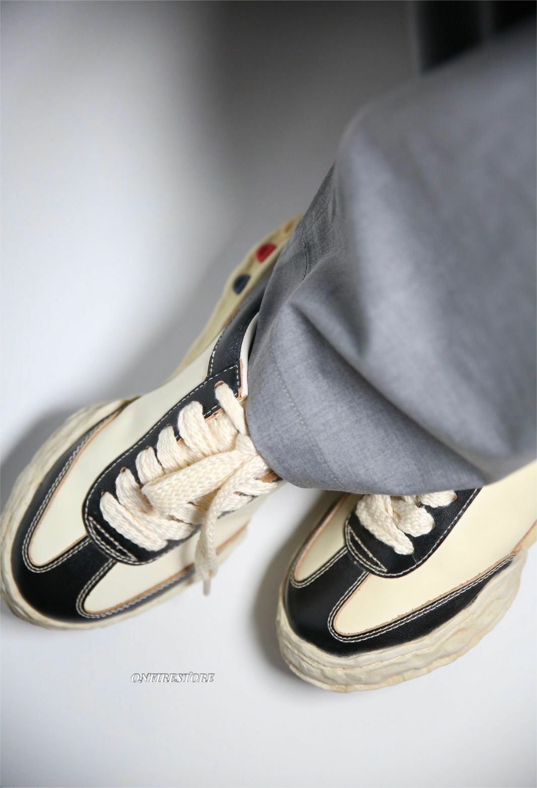 {現貨}MMY MAISON MIHARA YASUHIRO HERBIE OG Sole VC Leather Low