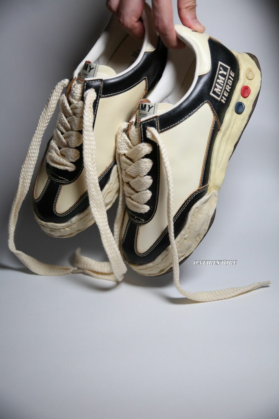 {現貨}MMY MAISON MIHARA YASUHIRO HERBIE OG Sole VC Leather Low