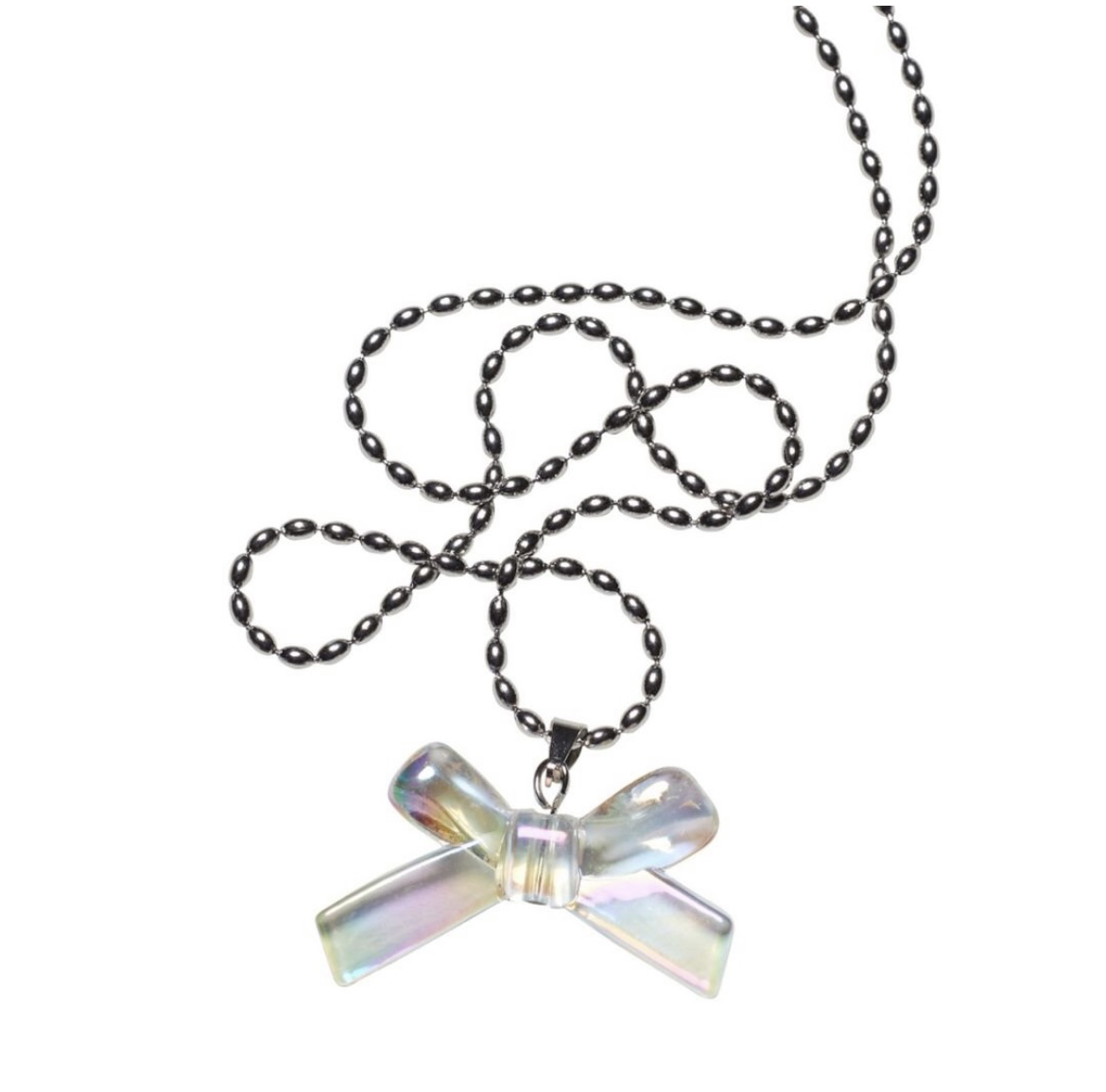 KR BLING RIBBON NECKLACE