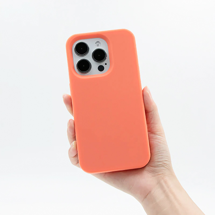 Candies iPhone 15 Pro - Simple系列素面殼(橘)