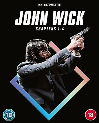 John Wick 1 - 4 Box Set (4KUHD) (英版) (不設中文字幕)