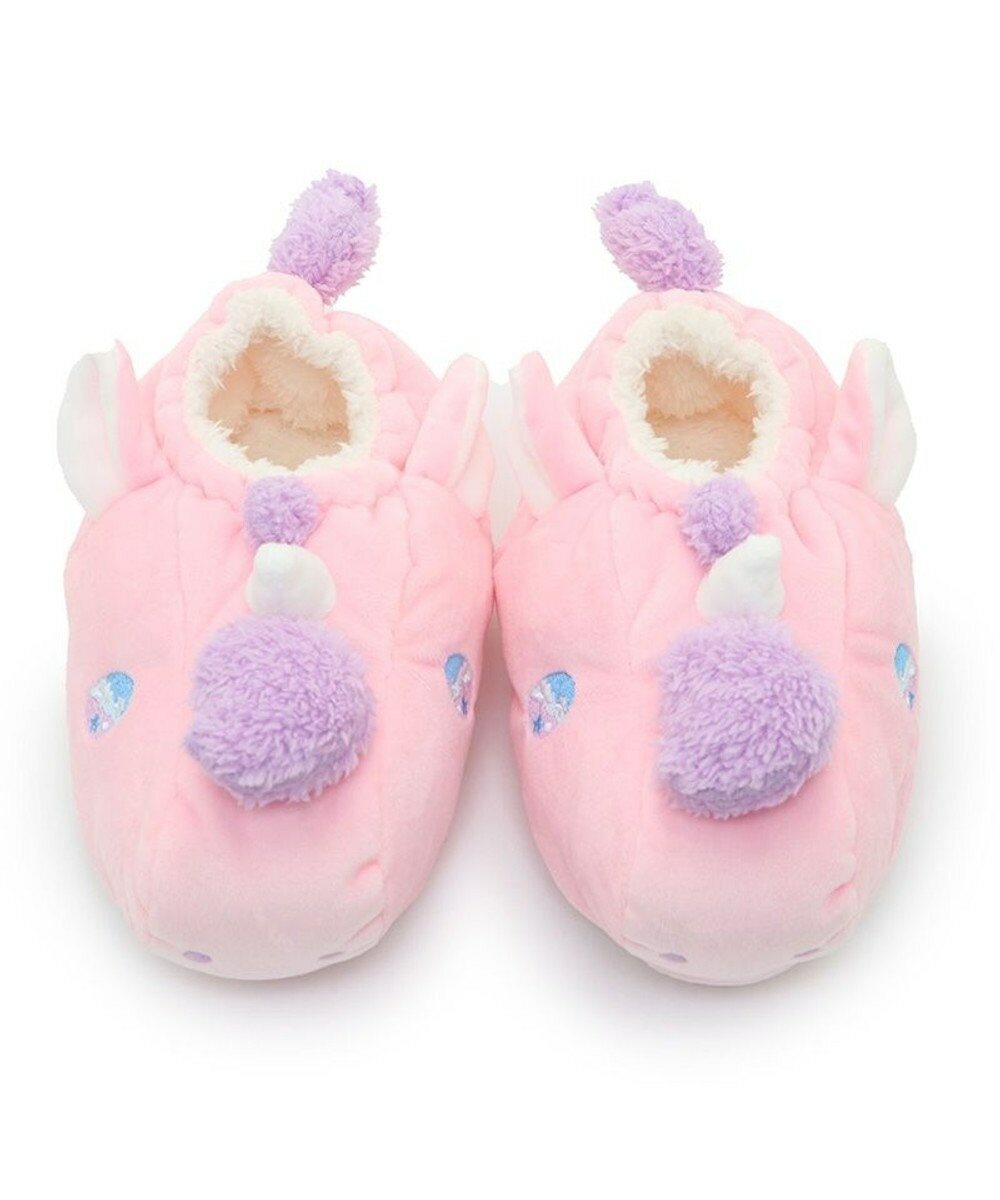 Usamomo 萌兔桃桃-室內拖鞋 獨角獸款18-20cm